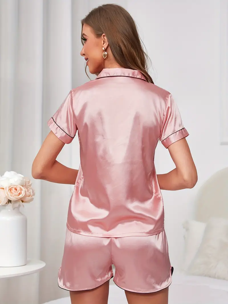 Completo Pigiama con Cuore Ricamato🩷